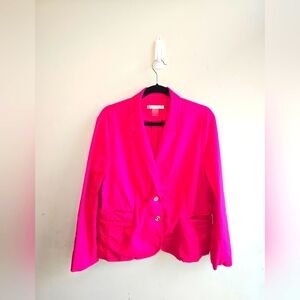 Peter Nygard Blazer Hot Pink Size 14 Petites